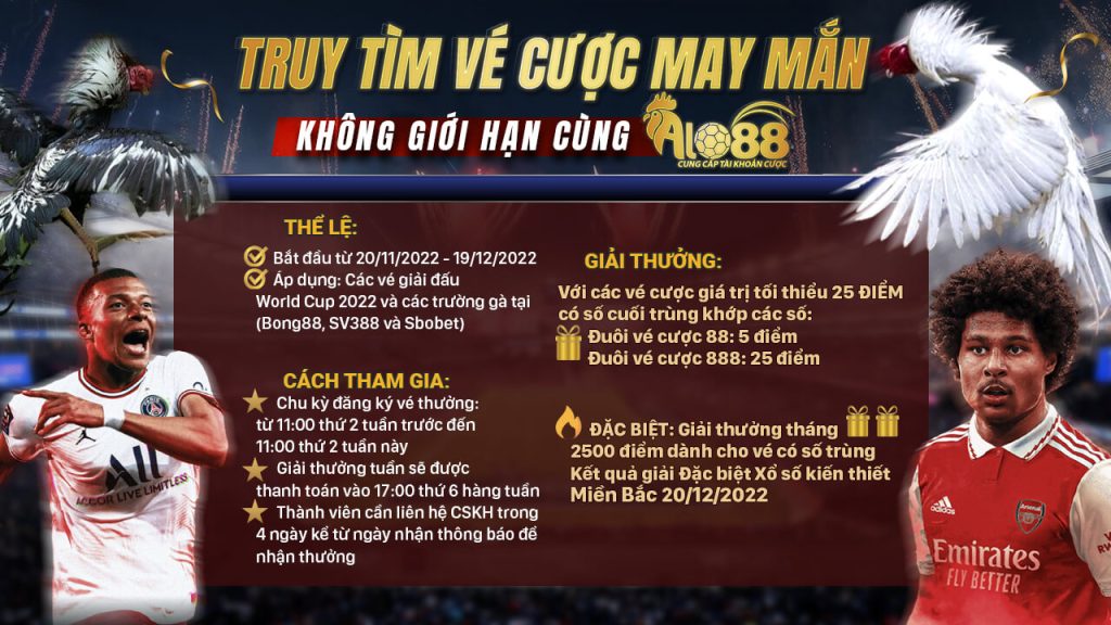 alo88 vé cược may mắn